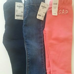 ***SOLD***Lot of 3 OshKosh & Gap Size 6-12 M